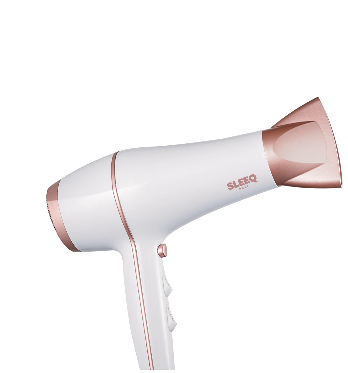 Hair dryer heat, speed and cool-air controls